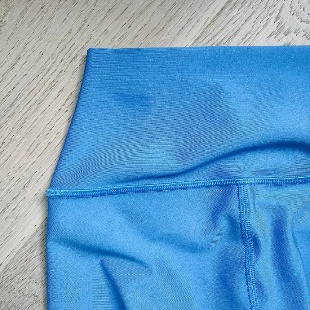 ALO 7/8 High-Waist Airlift Leggins Crystal Clear Blue Size XS VGUC - Picture 5 of 5